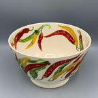 Medium old bowl Chillies