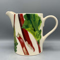 Large Straight Jug Rhubarb