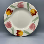 10 1/2 Inch Plate Golden Tulips