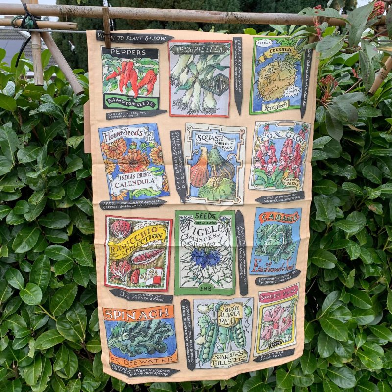Tea Towel Plant & Sow Calendar