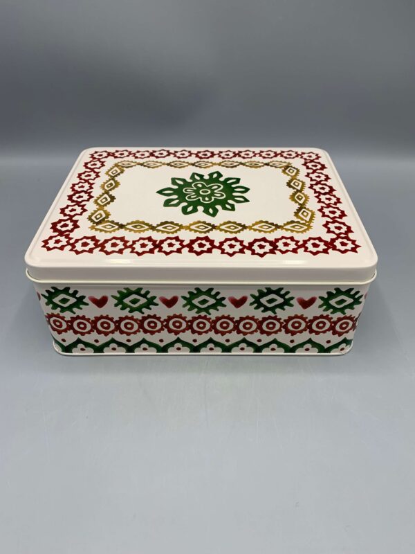 Medium Shallow Tin Christmas Joy