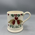 1/2 Pint Mug Christmas Joy Peace