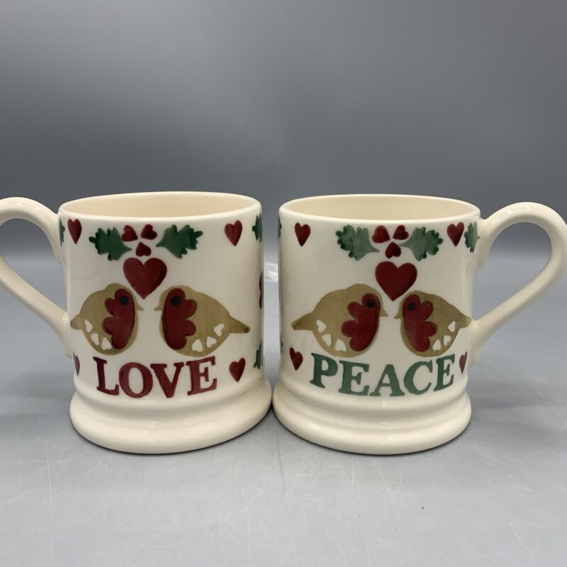 1/2 Pint Mug Christmas Joy Peace