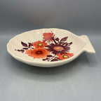 Medium Shell Dish Bright Dahlias