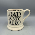 1/2 Pint Mug Black Toast My Dad Is My Hero