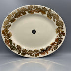 Medium Oval Platter Gold Oak
