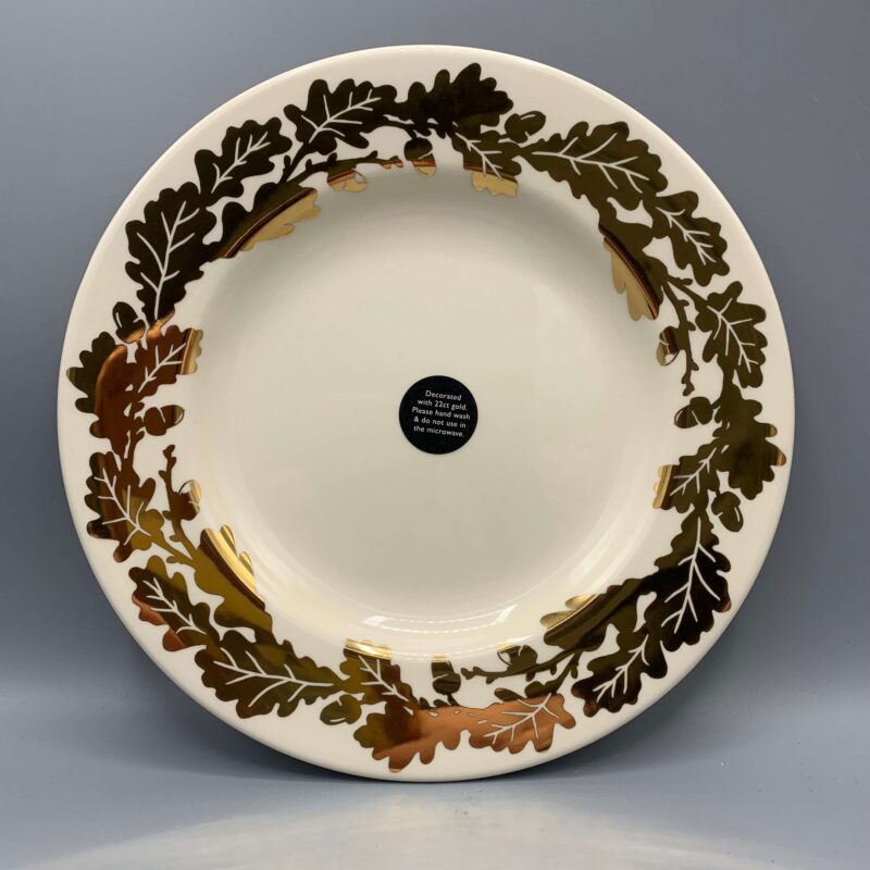 8 1/2 Inch Plate Gold Oak