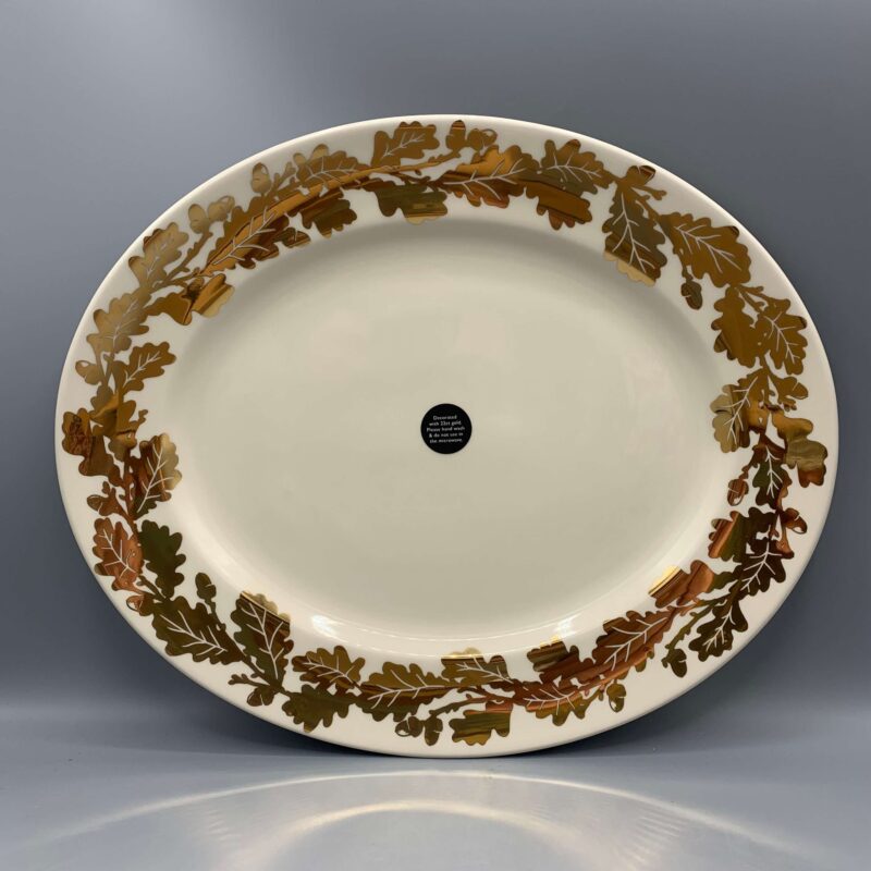 Medium Oval Platter Gold Oak