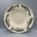Soup Plate Black Salmon