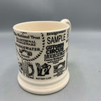 1/2 Pint Mug Backstamps From 40 Years