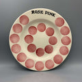 8 1/2 Inch Plate Rose Pink Colour Palette