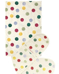 Double Oven Glove &amp; Tea Towel Set Big Polka Dot
