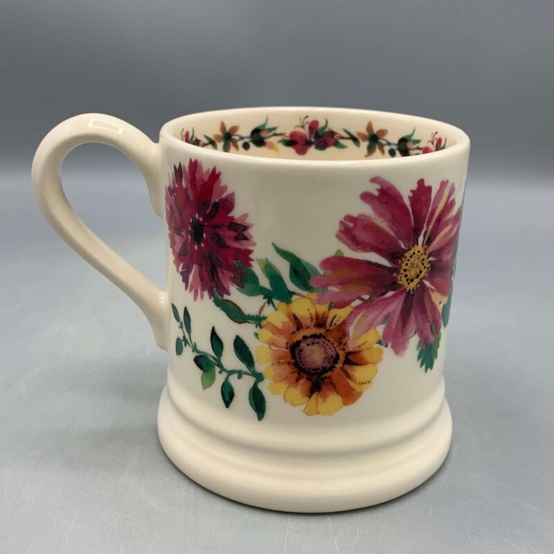1/2 Pint Becher Gartenblumen Chrysantheme