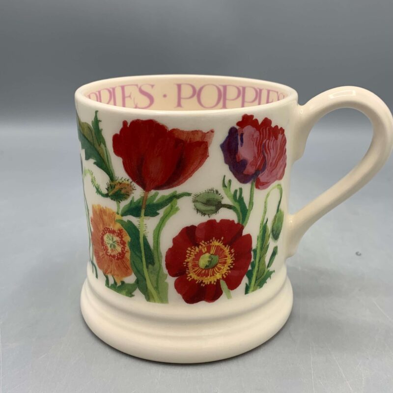 1/2 Pint Mug Poppy