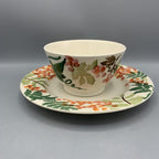 Small Old Bowl White Bryony