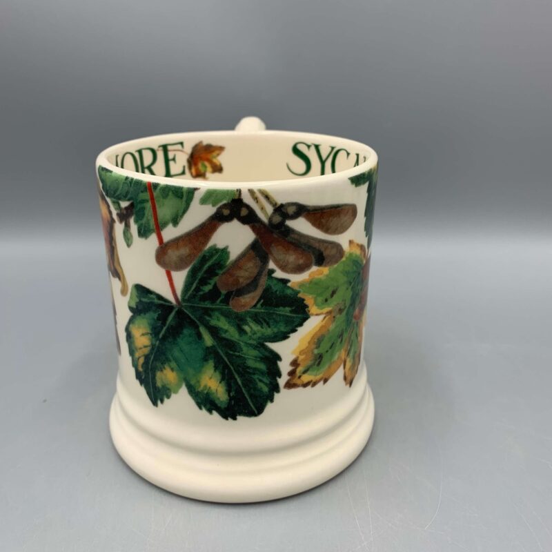 1/2 Pint Mug Trees & Leaves Sycamore