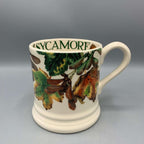 1/2 Pint Mug Trees & Leaves Sycamore