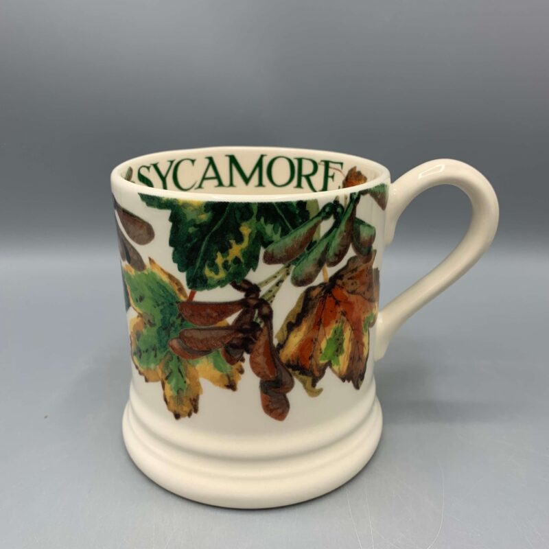 1/2 Pint Mug Trees & Leaves Sycamore