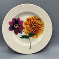 6 1/2 Inch plate Garden Flowers