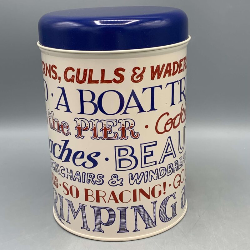Round Caddy Red & Blue Toast
