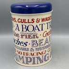 Round Caddy Red & Blue Toast