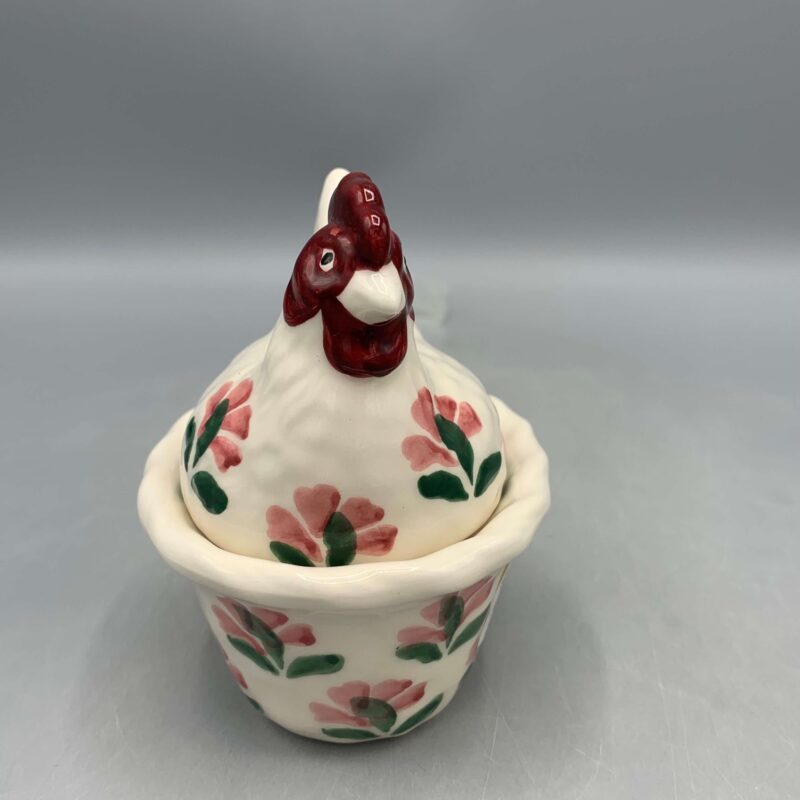 Small Hen on Nest Little Rose