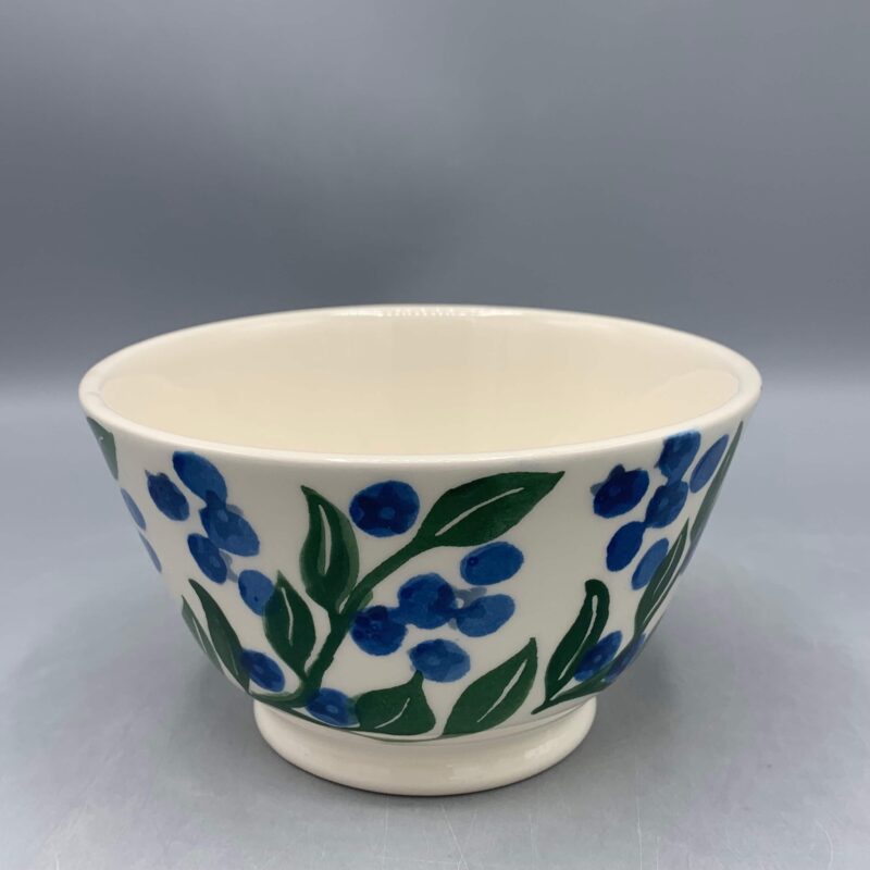 Small Old Bowl Blueberries