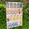 Tea Towel Seaside Icons