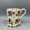 1/2 Pint Mug Christmas Robin