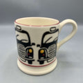 1/2 Pint Mug Black Cab