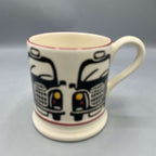 1/2 Pint Mug Black Cab