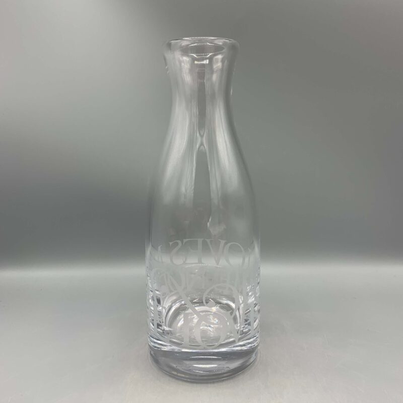 Carafe Glass Black Toast