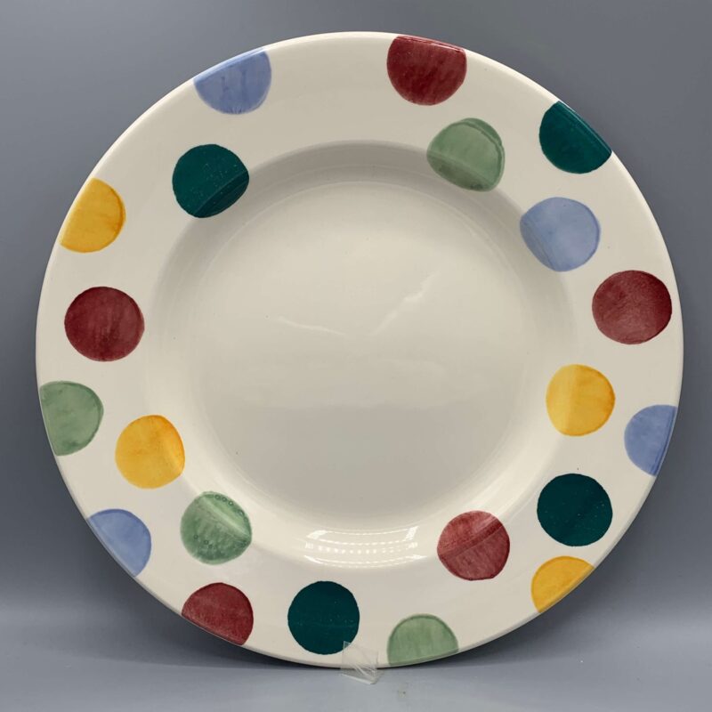 10 1/2 Inch Plate Big Polka Dot