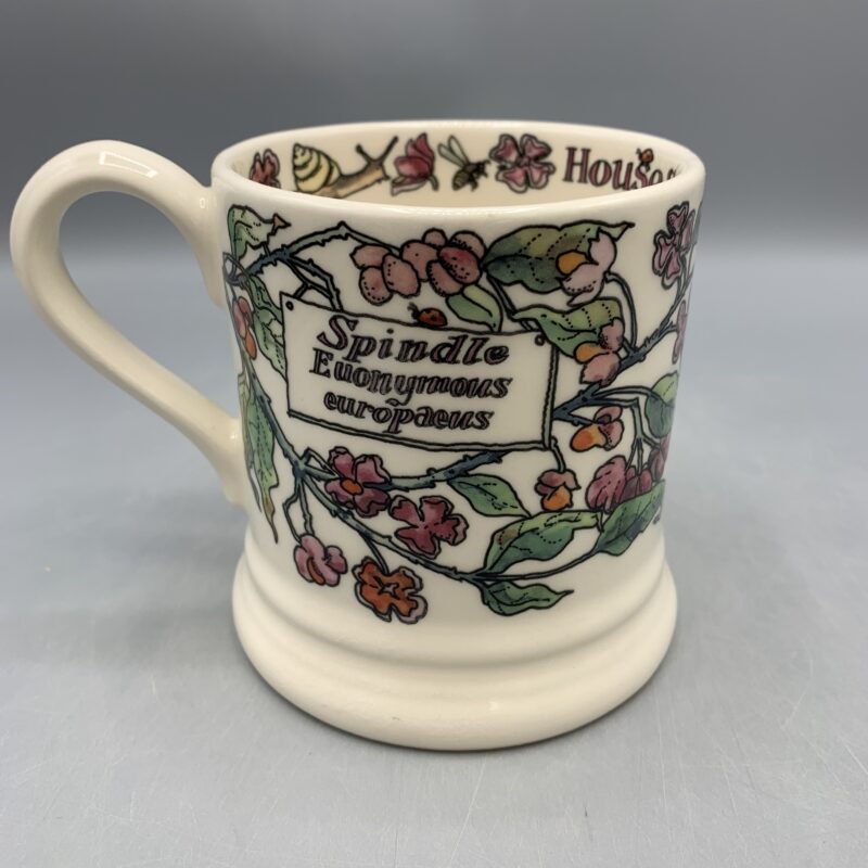 1/2 Pint Mug Spindle & House Sparrow