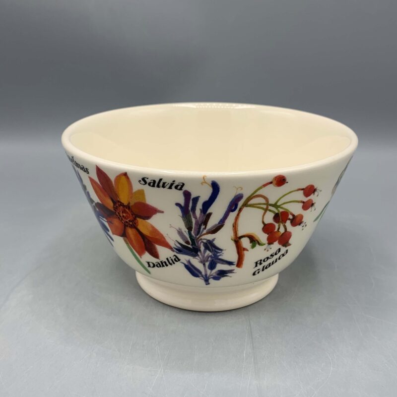 Small Old Bowl Autumn Flowers