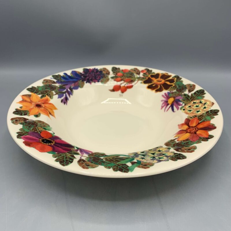 Autumn Flowers Soup Plate