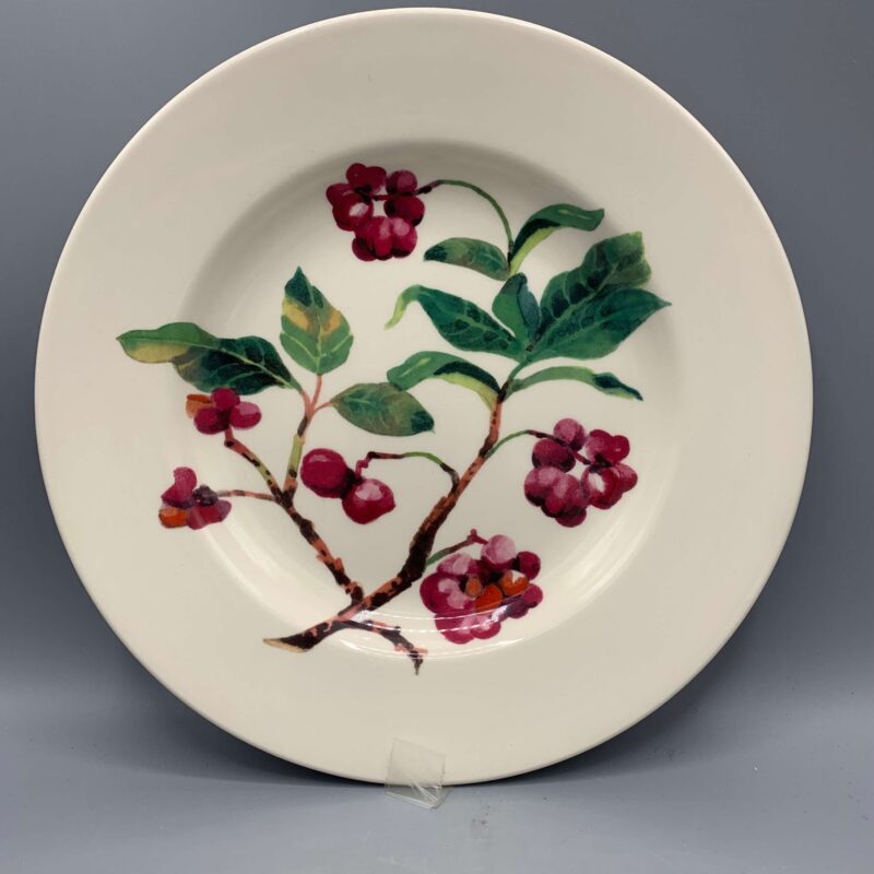 8 1/2 Inch Plate Trees & Leaves Spindle