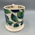 1/2 Pint Mug Trees &amp; Leaves Damson
