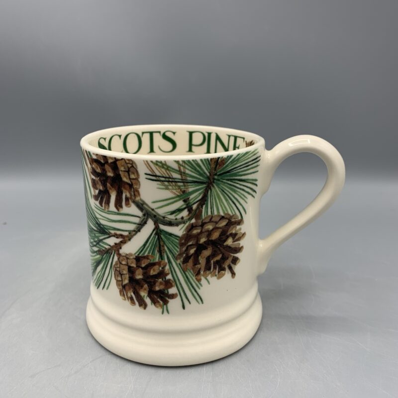1/2 Pint Mug Trees &amp; Leaves Scots Pine