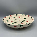 Medium Pasta Bowl Red & Green Hearts