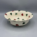 Cereal Bowl Red &amp; Green Hearts