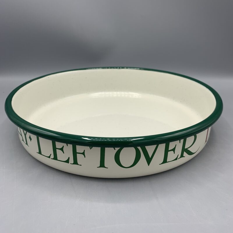 Enamel Pie Dish Christmas Toast & Marmalade