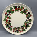 Flat Serving Plate Blackberry