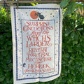 Tea Towel Halloween Toast