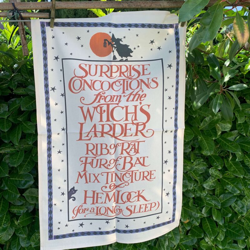 Tea Towel Halloween Toast