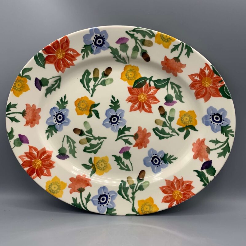 Medium Oval Platter Country Garden