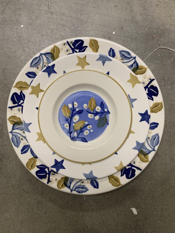 8 1/2 Inch Plate Stormy Stars