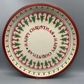 Round Tin Tray Christmas Joy