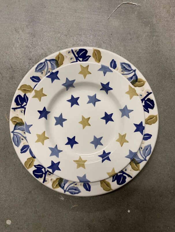 8 1/2 Inch Plate Stormy Stars