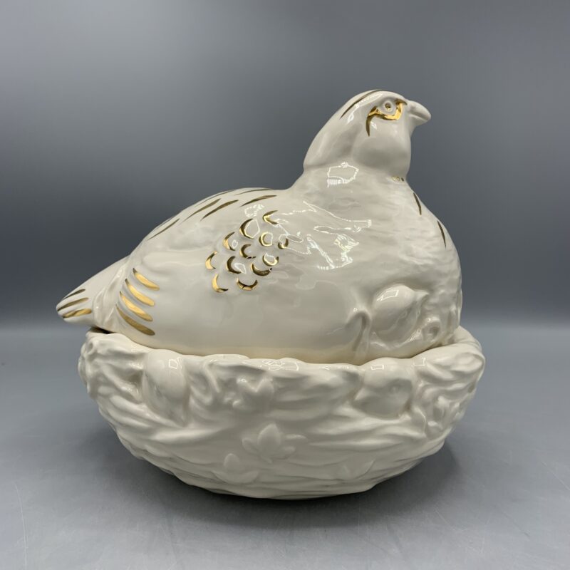 Partridge On Nest Gold Toast